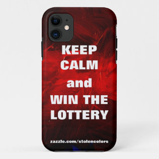 保落ち着いて宝くじに当たる iPhone 11 ケース