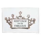 「保落ち着いて実に素晴らしい」 枕カバー (正面)