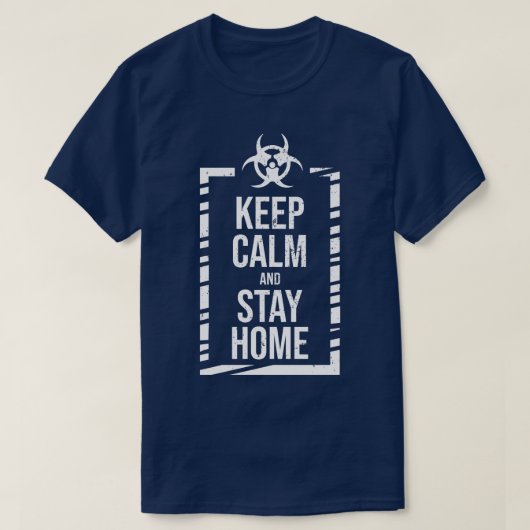 保落ち着いて家おもしろいに2020デザイン Tシャツ (デザイン正面)