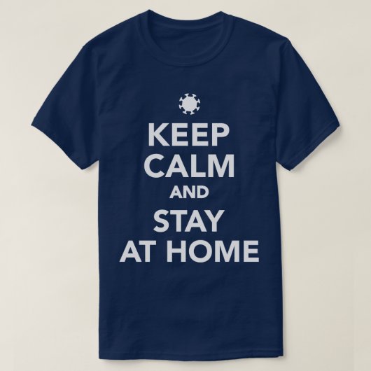 保落ち着いて家にいる Tシャツ (デザイン正面)