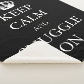 保落ち着いて寄り添う |独自の作成 シェルパブランケット (3/4)