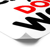 保落ち着いて心配するな ポスター (角)