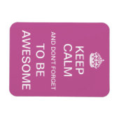 保落ち着いて忘れいま素晴らしせ マグネット (横)