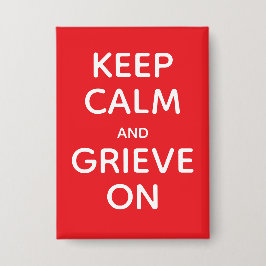 保落ち着いて悲しむ 缶バッジ