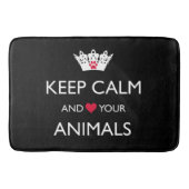 「保落ち着いて愛せよ」 バスマット (正面)