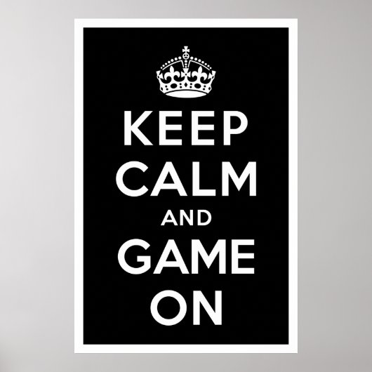 保落ち着いて戦う ポスター (正面)