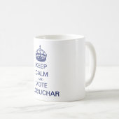 保落ち着いて投票 コーヒーマグカップ (正面右)