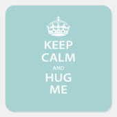 保落ち着いて抱き締める スクエアシール (正面)