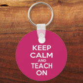 保落ち着いて教えいる キーホルダー (正面)