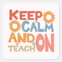 保落ち着いて教えいる スクエアシール