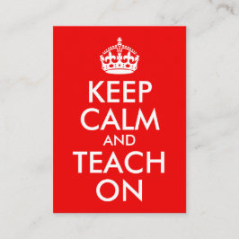 保落ち着いて教えいる 名刺