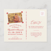 保落ち着いて日付を保存するスクリプトおもしろい 案内ポストカード (裏面)