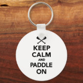 保落ち着いて漕ぐ キーホルダー (正面)