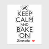 保落ち着いて焼く シール (シート)