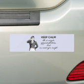 保落ち着いて独身の...ダーシー氏ヴィンテージ バンパーステッカー (車上)