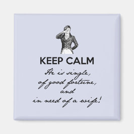 保落ち着いて独身の...ダーシー氏ヴィンテージ マグネット