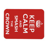 保落ち着いて王冠を砕く マグネット (横)