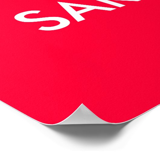 保落ち着いて皮肉を言う ポスター (角)