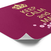 保落ち着いて石鹸を作る ポスター (角)