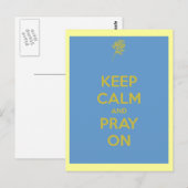 保落ち着いて祈いる ポストカード (正面/裏面)