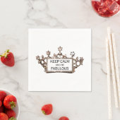 「保落ち着いて素敵!」 ティアラデザイン スタンダードカクテルナプキン (インサイチュ)