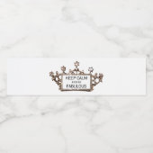 保落ち着いて素晴らしい ペットボトルラベル (シングルラベル)