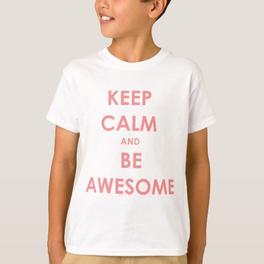保落ち着いて素晴らし Tシャツ (正面)