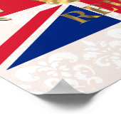 保落ち着いて統治する ポスター (角)