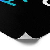 保落ち着いて絵を描いる ポスター (角)