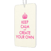 保落ち着いて自分で作る – ピンク カーエアーフレッシュナー (左)