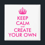 保落ち着いて自分で作る – ピンク マグネット<br><div class="desc">こんにちは、歓迎カスタマイズ、作成し、あなた自身の保"穏"のデザインはユニーク!「落ち着いて自分保の好きな言葉に置き換え、好きな背景色を選びなさい!あなた想像はすべてをすることができ!!元保品:"落ち着いて運踊る" "落ち着いて踊る" "落ち着いて私を愛する" ... おもしろいを持って、あなたの創造性を許す!</div>