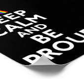 保落ち着いて誇りを持った ポスター (角)