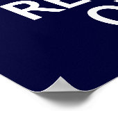 保落ち着いて読いる ポスター (角)