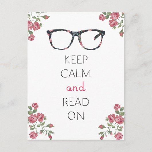 保落ち着いて読いる ポストカード (正面)