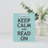 保落ち着いて読いる ポストカード (スタンド正面)