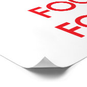 保落ち着いて足に集中気にする ポスター (角)