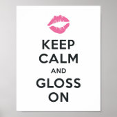 保落ち着いて輝く ポスター (正面)