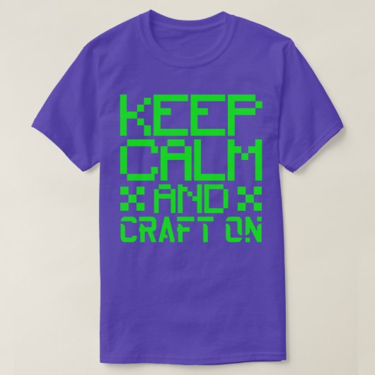 保落ち着いて進む Tシャツ (デザイン正面)