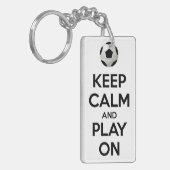 保落ち着いて遊いる キーホルダー (正面左)