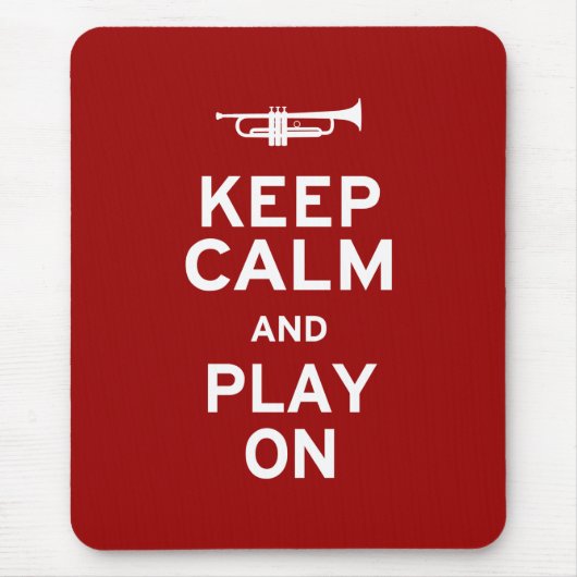 保落ち着いて遊いる マウスパッド (正面)