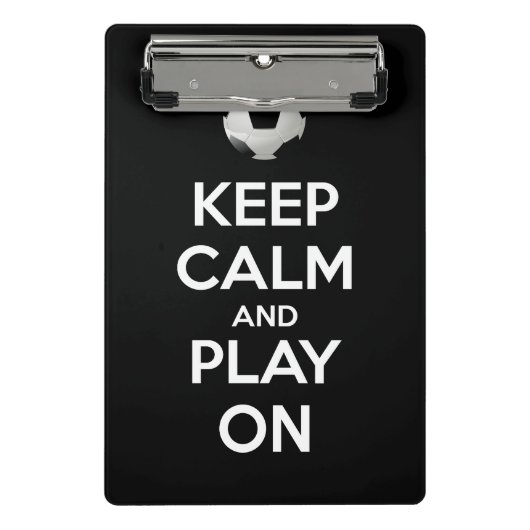 保落ち着いて遊いる ミニクリップボード (正面)