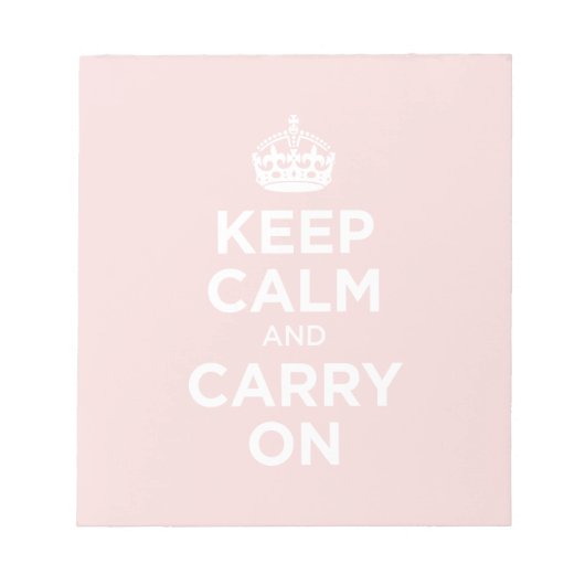 保落ち着いて運いる ノートパッド (正面)