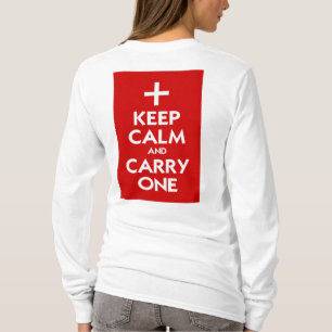 保落ち着いて運いる Tシャツ