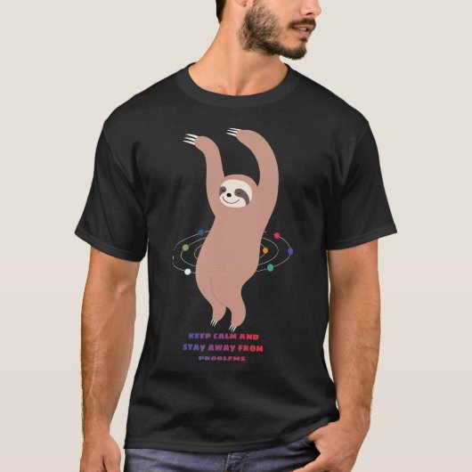 保落ち着いて遠くにいく Tシャツ (正面)
