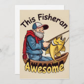 保落ち着いて釣る 招待状 (正面/裏面)