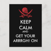 保落ち着いて銃を取れ!海賊版はがき ポストカード (正面)