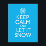 「保落ち着いて雪を降らせ シーズンポストカード<br><div class="desc">「保CALM&Let It」クリックカスタマイズのバックグラウンドカラーを「CALM&Let It」カスタマイズの「CALM&Let It」ボタンと「CHANGE BY  THE SNOW」ボタンを使用できます。</div>