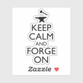 保落ち着いて頑張る シール (シート)