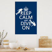 保落ち着いて飛び込む ポスター (キッチン)