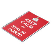 保落ち着いて馬に乗る ノートブック (左側)